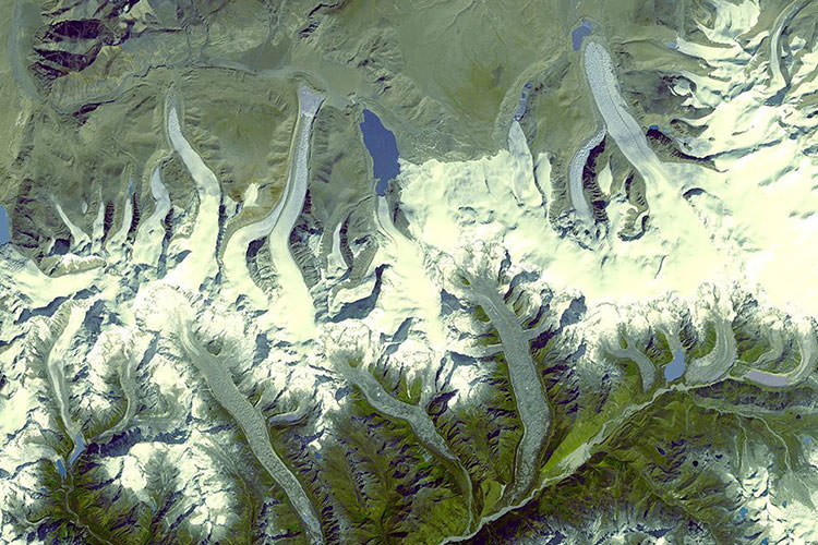 ماهواره‌های جاسوسی وسعت ذوب یخچال‌های هیمالیا را نشان دادند